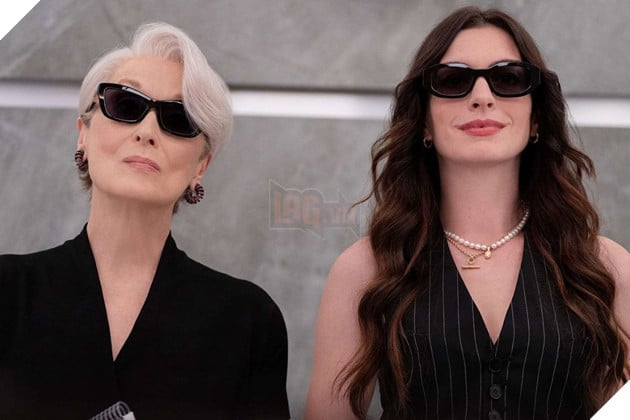 Hình ảnh về diễn viên Meryl Streep và sao nữ Anne Hathaway.