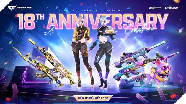 Crossfire Mừng Hành Trình 18 Năm Với Bộ Đôi Kho Báu Hoàng Gia 18th Anniversary