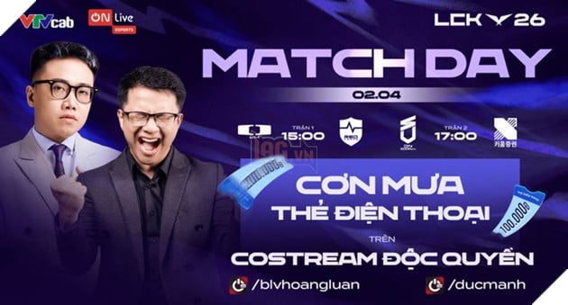Xem LCK 2026 trên ON Live phiên bản mới, hàng nghìn game thủ bất ngờ nhận “mưa” giftcode và quà tặng