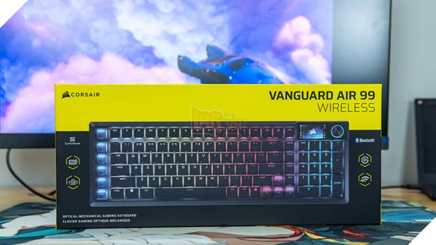 Corsair Vanguard Air 99 Wireless: Bàn phím 8.000Hz tích hợp Stream Deck, all-in-one cho game thủ và streamer