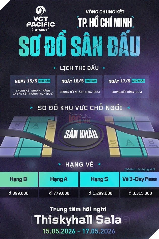 Vòng Chung Kết VCT 2026 Pacific Stage 1 Diễn Ra Tại Trung Tâm Hội Nghị Thiskyhall Sala, Mở Bán Vé Từ Ngày 10.04 4