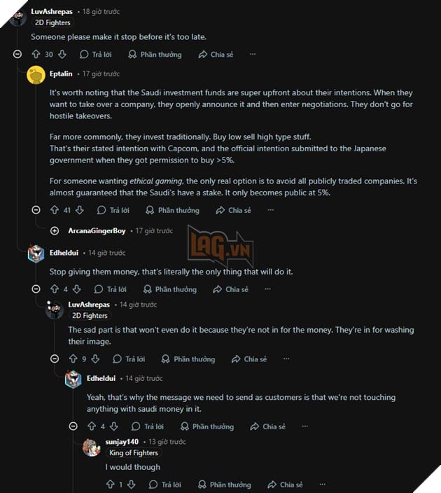 Ả Rập Xê Út Tăng Cường Đầu Tư Cổ Phần Cho Capcom Khiến Cộng Đồng Game Thủ Quan Ngại 4