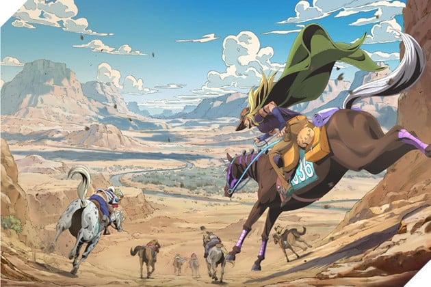  JoJo’s Steel Ball Run trở lại vào mùa Thu 2026: Netflix quay xe phát sóng hàng tuần để giữ nhiệt 3