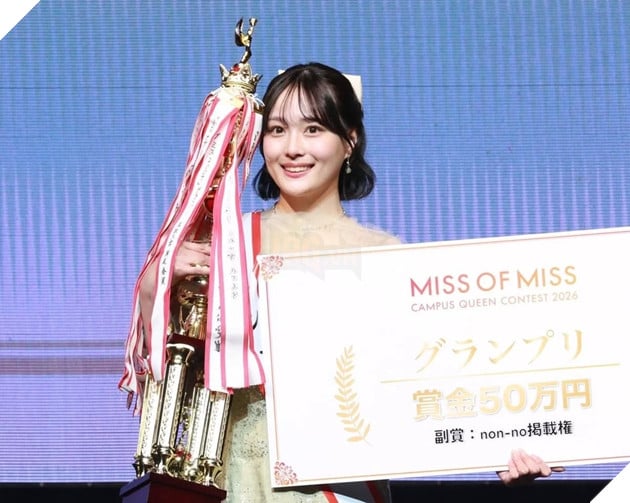Cận cảnh nhan sắc nàng thơ đăng quang Hoa khôi Sinh viên Nhật Bản 2026: Cú hích 6 giải phụ gây chấn động