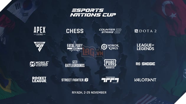 Hơn 100.000 Tuyển Thủ Từ 100 Quốc Gia Và Vùng Lãnh Thổ Tham Gia Vòng Loại, Tranh Tài Ở 16 Bộ Môn Để Giành Suất Dự Esports Nations Cup 2026 Đầu Tiên