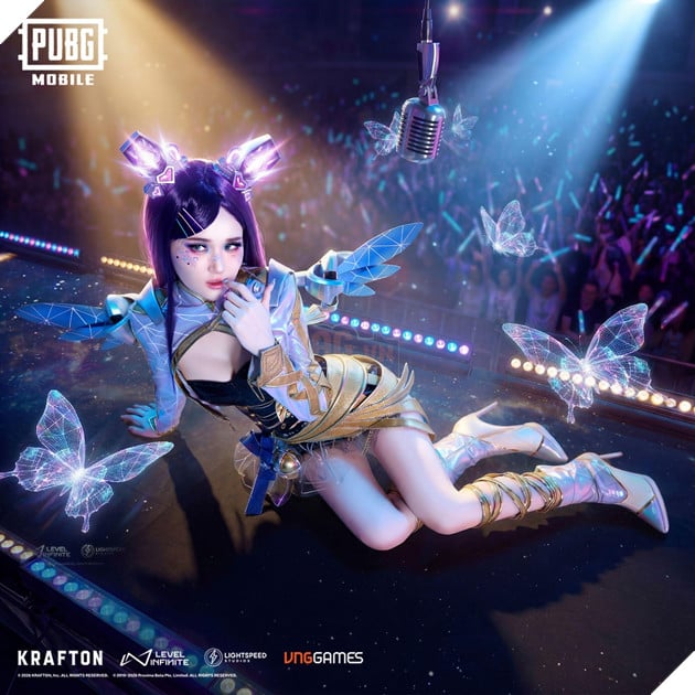 PUBG Mobile Hợp Tác Streamer Ms Three Ra Mắt Giáp Tối Thượng “Thần Tượng Ngân Hà” 3