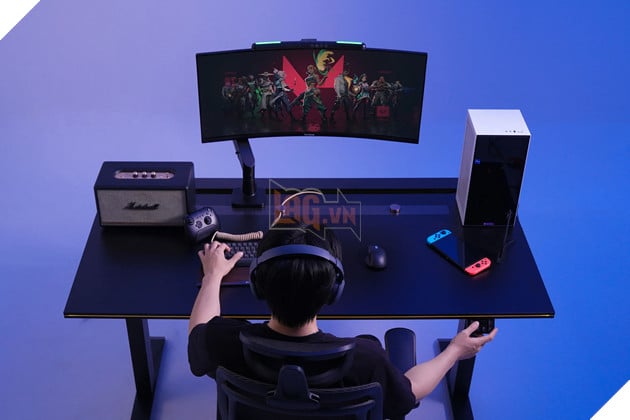 Hyperwork Ra Mắt Bàn Nâng Hạ Atlas Elite: Bộ Sản Phẩm All-In-One Cho Góc Setup Gaming Cao Cấp Đầu Tiên Tại Việt Nam