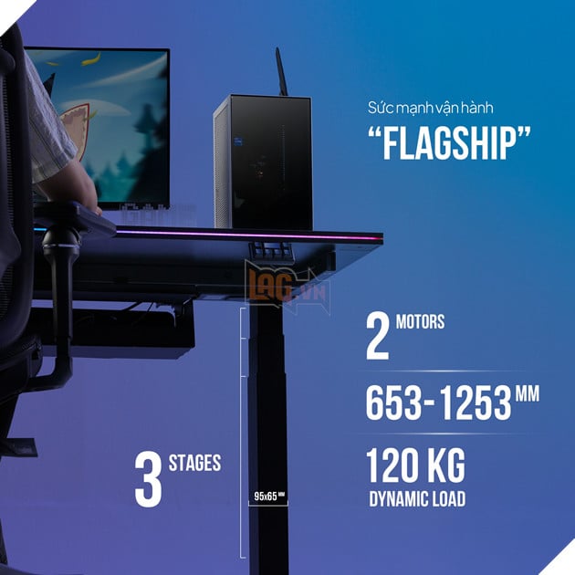 Hyperwork Ra Mắt Bàn Nâng Hạ Atlas Elite: Bộ Sản Phẩm All-In-One Cho Góc Setup Gaming Cao Cấp Đầu Tiên Tại Việt Nam 2