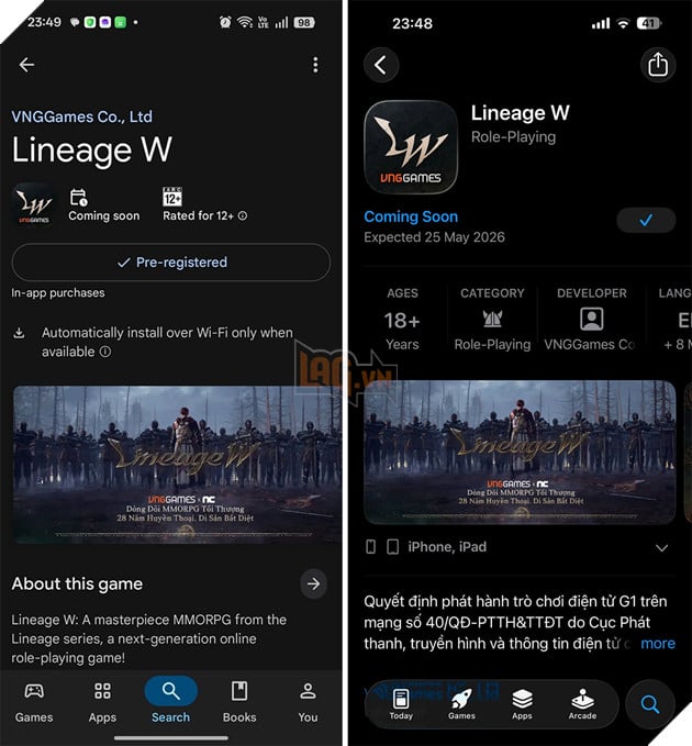 Showcase Lineage W - Cơ Hội Trở Thành Quân Chủ Và Xây Dựng Thế Lực Huyết Thệ Của Riêng Mình 4