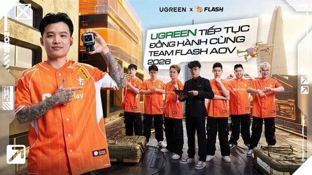 Team Flash × Ugreen: “Charge Like A Champion” Tiếp Năng Lượng Cho Hành Trình Chinh Phục 2026