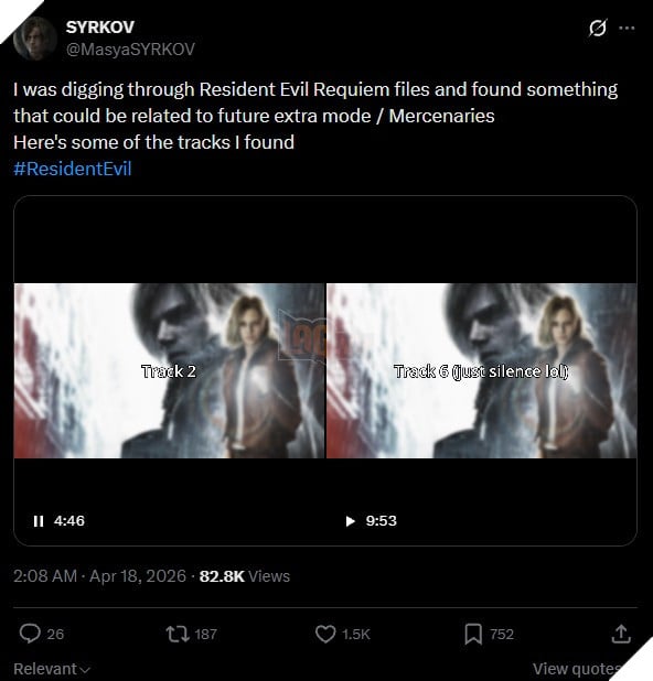 Resident Evil: Requiem Bất Ngờ Rò Rỉ Gợi Ý Về Chế Độ Mercenaries 3
