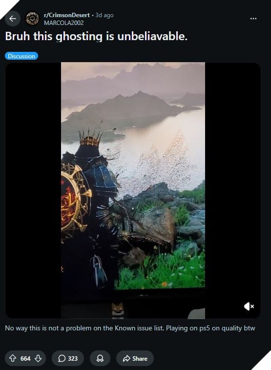 Cộng Đồng Hâm Mộ Crimson Desert Liên Tục Than Phiền Về Ghosting 2