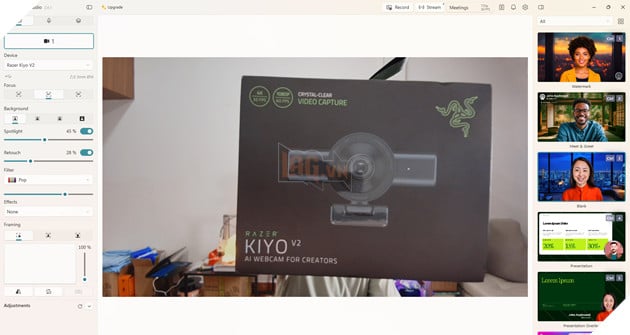 Review Razer Kiyo V2 vs Kiyo V2 X: Bộ đôi webcam nâng tầm góc máy Content Creator  14