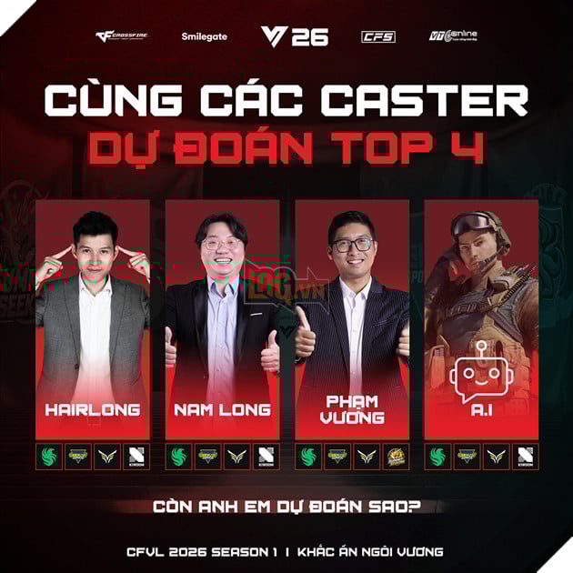 Lộ Diện Tứ Trụ Tranh Vương: Chân Dung Top 4 Playoffs CFVL 2026 Season 1 3