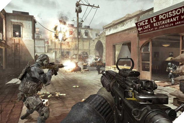 Hình ảnh về trò chơi điện tử Call of Duty.