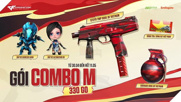 Crossfire mừng lễ Thống Nhất với bộ trang bị chủ đề Giải Phóng Miền Nam và gói ưu đãi 5