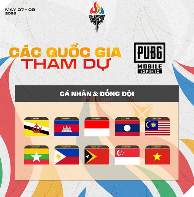 PUBG Mobile Sẽ Là Bộ Môn Khai Màn Giải Đấu SEA Esports Nations Cup 2026 2