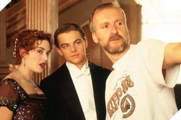 Hình ảnh về bộ đôi diễn viên chính trong phiên bản phim Titanic (1997).