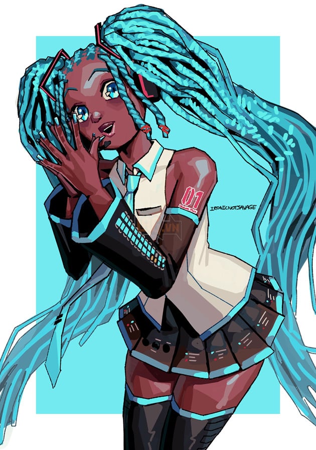 Hatsune Miku và cuộc chiến Màu da : Khi Fanart trở thành tâm điểm của những tranh luận đa văn hóa 2