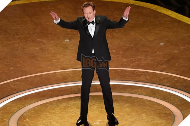 Hình ảnh MC Conan O’Brien tại lễ trao giải Oscar.
