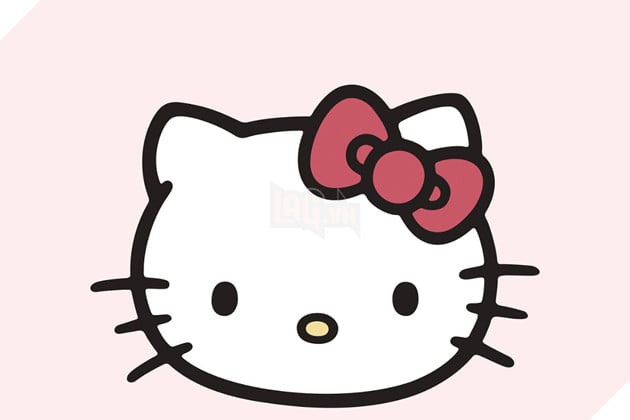 Hình ảnh về nhân vậ Hello Kitty.