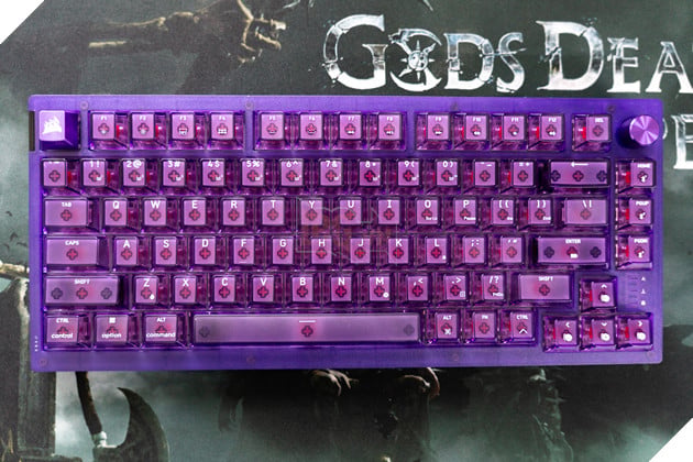 Corsair K65 Plus Wireless Atomic Purple: Thiết kế translucent cực cuốn, trải nghiệm gõ ấn tượng 2