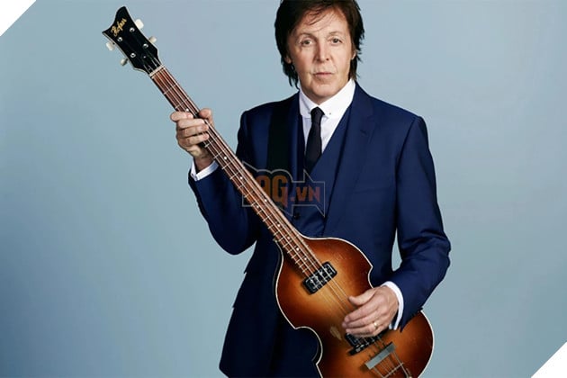 Hình ảnh về ca sĩ Paul McCartney.
