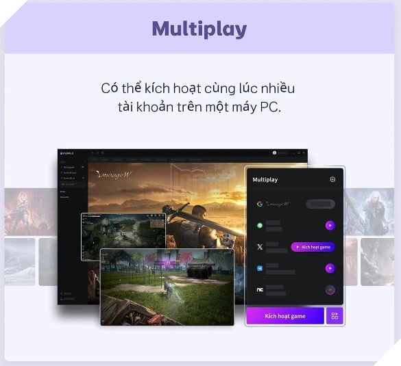 PURPLE Công cụ đa nền tảng đắc lực cho kẻ ôm mộng thống trị Lineage W 2