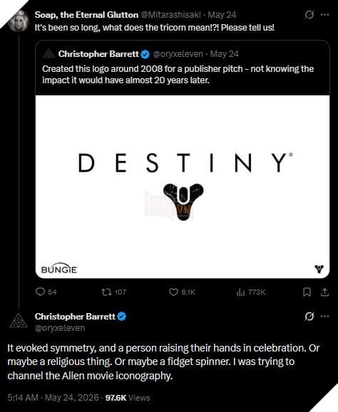Cựu Giám Đốc Trò Chơi Tại Bungie Hé Lộ Nguồn Gốc Logo và Nhân Vật Trong Destiny 2 3