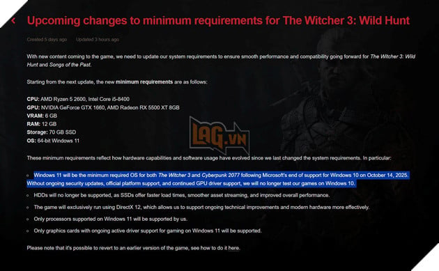 The Witcher 3 Bất Ngờ Có DLC Mới Sau Gần 12 Năm Ra Mắt 2