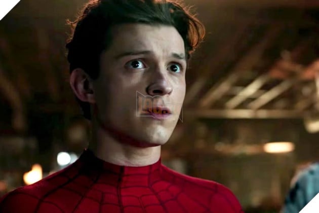 Hình ảnh về nam diễn viên Tom Holland trong bộ đồ nhân vật Spider-Man.