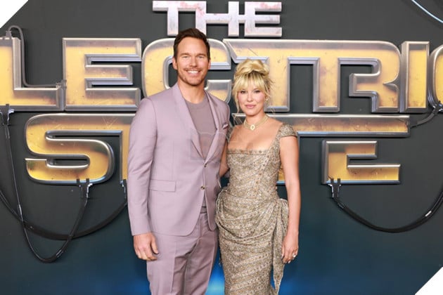 Hình ảnh về diễn viên Millie Bobby Brown và Chris Pratt.