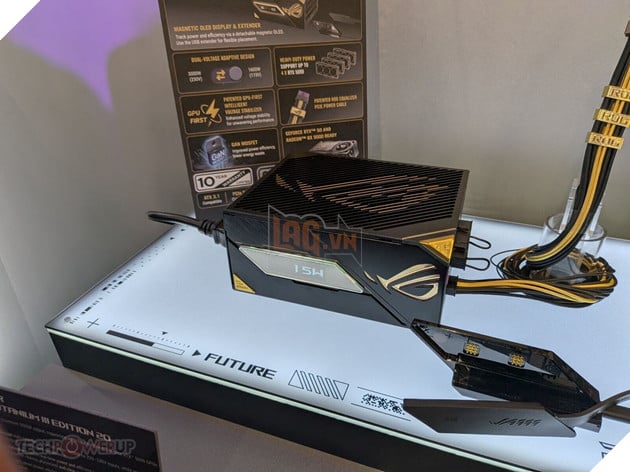 ASUS ra mắt ROG Thor 3000W Titanium III: Bộ nguồn 3.000W đủ sức vận hành cùng lúc 4 RTX 5090
