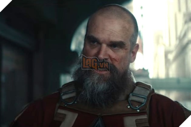 Hình ảnh về sao nam David Harbour trong MCU.