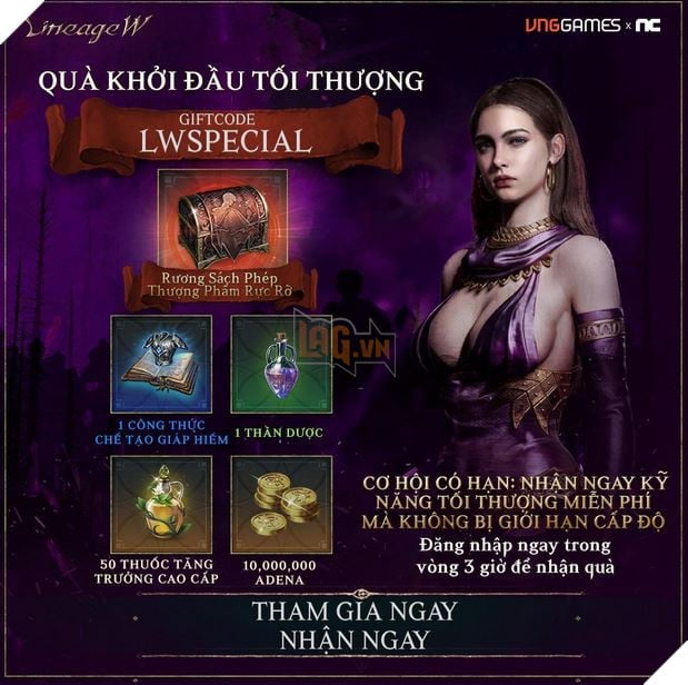 Lineage W tặng tiếp quà khủng tri ân tuần đầu tiên rực rỡ 2