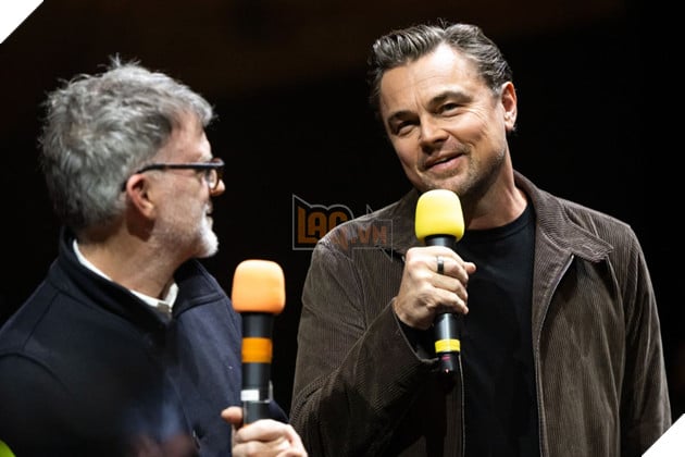 Hình ảnh về đạo diễn Paul Thomas Anderson và sao nam Leonardo DiCaprio.