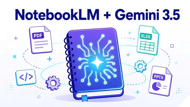 Google nâng cấp NotebookLM với Gemini 3.5 và khả năng tạo nhiều định dạng tài liệu mới 2