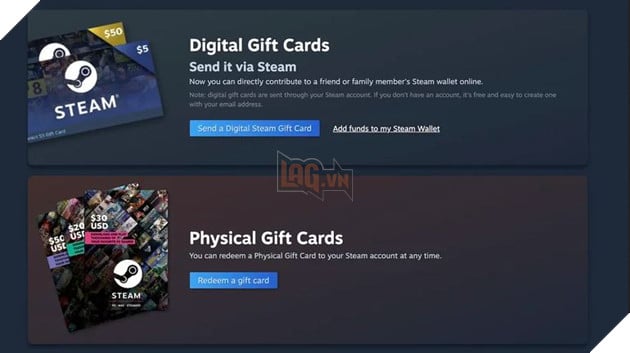 Valve sẽ ngừng phát hành thẻ quà tặng Steam vật lý vì nạn lừa đảo ngày càng gia tăng