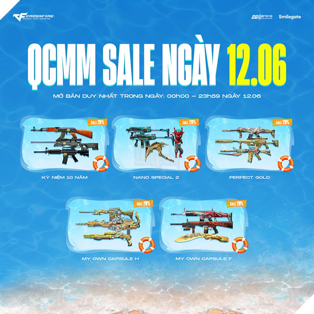 Săn Sale Hot Mùa Hè Với Đợt Flash Sale Combo QCMM Trong 3 Ngày Của Crossfire 2