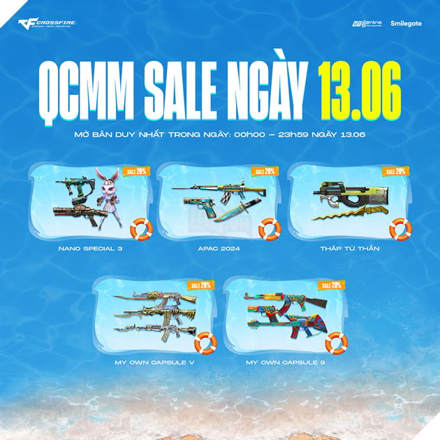 Săn Sale Hot Mùa Hè Với Đợt Flash Sale Combo QCMM Trong 3 Ngày Của Crossfire 3