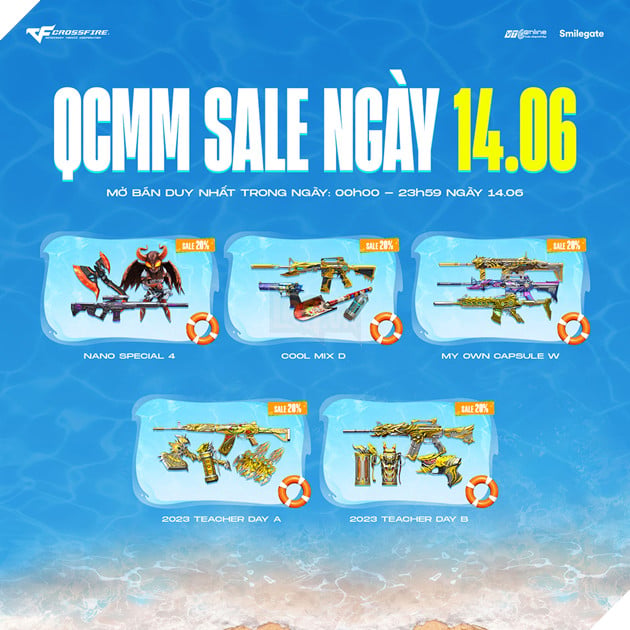 Săn Sale Hot Mùa Hè Với Đợt Flash Sale Combo QCMM Trong 3 Ngày Của Crossfire 4
