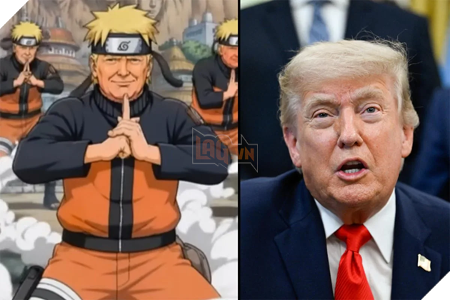 Khi Nhẫn Giả đối đầu AI Chính Trị: Donald Trump bị fan Nhật chỉ trích dữ dội vì xài chùa hình ảnh Naruto