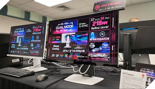 MSI ra mắt màn hình Mini LED 5K hỗ trợ 180Hz và chế độ 2K 330Hz đầu tiên cho game thủ 3