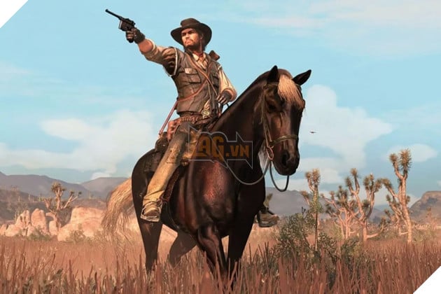 Hình ảnh về trò chơi "Red Dead Redemption".