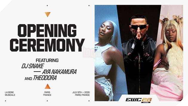 Aya Nakamura, DJ Snake Và Theodora Sẽ Mở Màn Esports World Cup 2026 Tại Paris