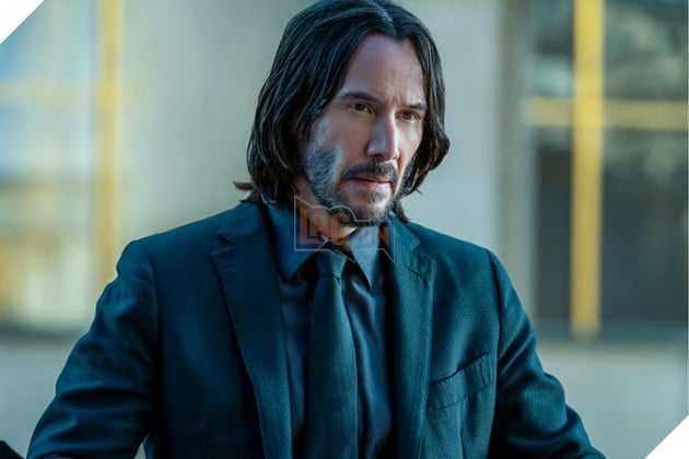 Hình ảnh về nam diễn viên Keanu Reeves trong vai nhân vật John Wick.