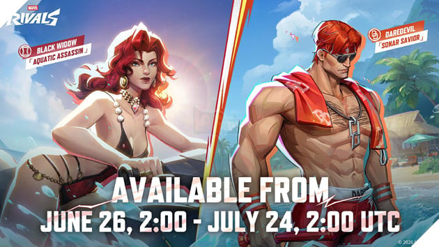 Marvel Rivals Chào Đón Mùa Hè Với Bộ Trang Phục Đồ Bơi Của Black Widow 2
