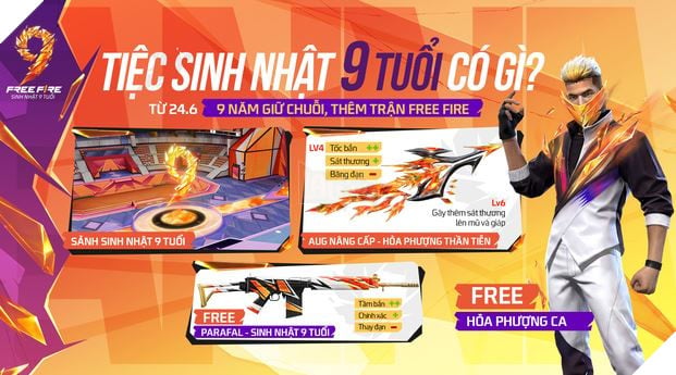 Garena Free Fire Mừng Sự Kiện Sinh Nhật 9 Tuổi Hoành Tráng Cả Trong Và Ngoài Game 5