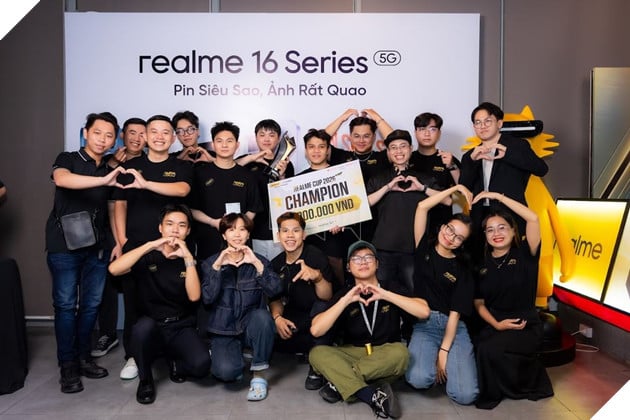 Chung kết realme Cup 2026 bùng nổ tại TP.HCM, hàng trăm sinh viên cháy hết mình cùng Liên Quân Mobile 9