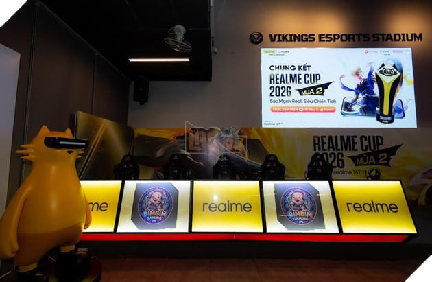 Chung kết realme Cup 2026 bùng nổ tại TP.HCM, hàng trăm sinh viên cháy hết mình cùng Liên Quân Mobile 5